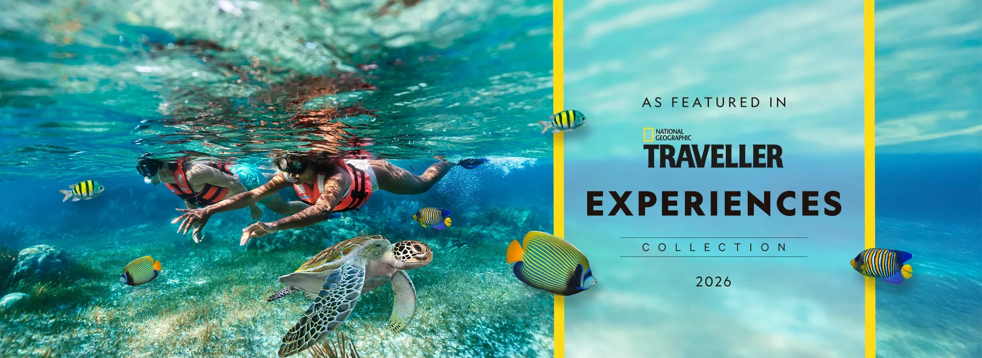 Experiencia de aventura de snorkel reconocida por National Geographic Traveller
